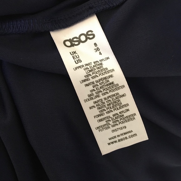 Navy Blue Lace Dress - Picture 7 of 7